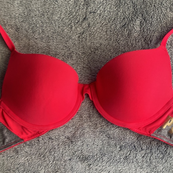 PINK VS💫Neon Pink Lightly Padded T-Shirt Bra - Picture 3 of 10